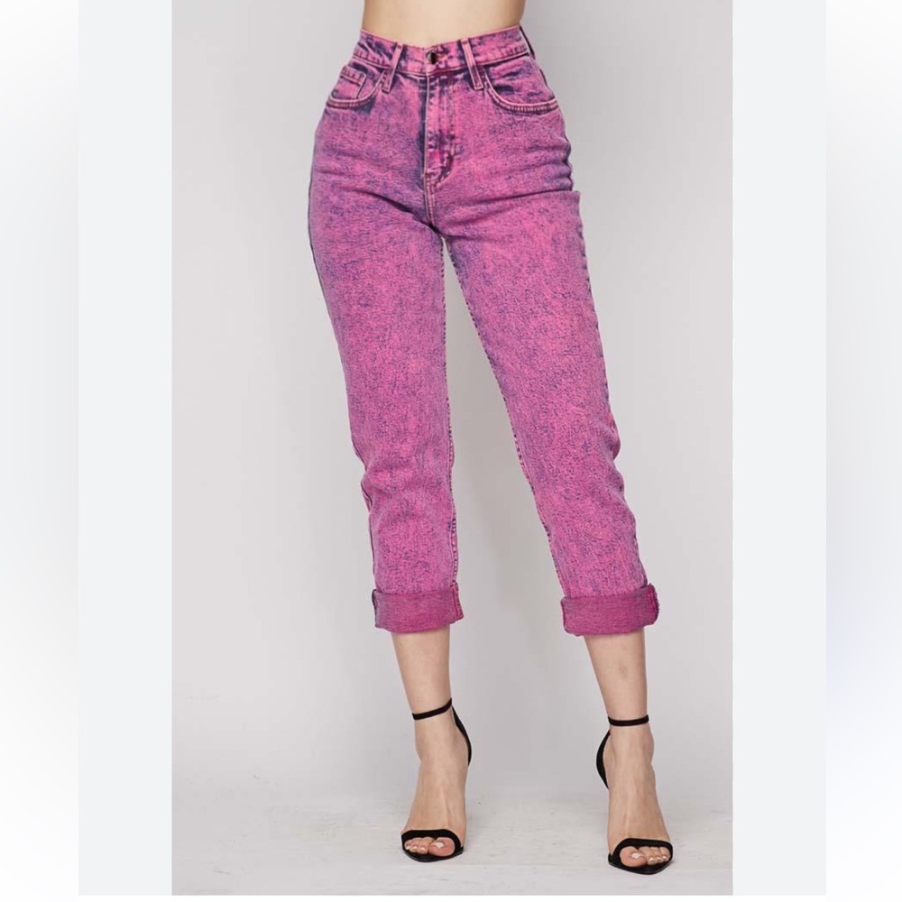 Vintage 80s Bill Blass Acid Wash Jeans